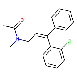 Clofedanol M (nor, -H2O), acetylated