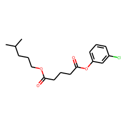 Glutaric acid, 3-chlorophenyl isohexyl ester
