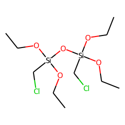 1,3-Disiloxane, 1,1,3,3-tetraethoxy, 1,3-bis-(chloromethyl)
