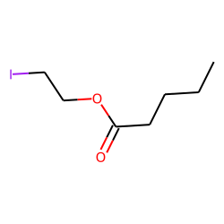 Pentanoic acid, 2-iodoethyl ester