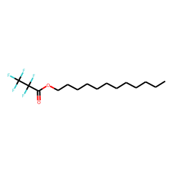 Pentafluoropropionic acid, dodecyl ester