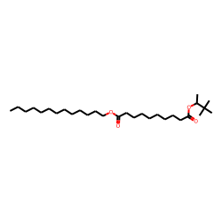 Sebacic acid, 3,3-dimethylbut-2-yl tridecyl ester