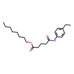 Glutaric acid, monoamide, N-(4-ethylphenyl)-, octyl ester