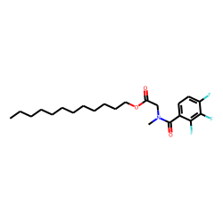 Sarcosine, N-(2,3,4-trifluorobenzoyl)-, dodecyl ester