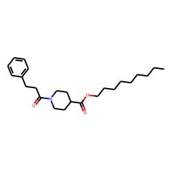 Isonipecotic acid, N-(3-phenylpropionyl)-, nonyl ester