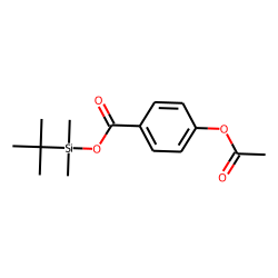 Benzoic acid, 4-acetyloxy-, tert.-butyldimethylsilyl ester