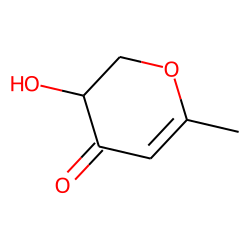 4H-Pyran-4-one, 2,3-dihydro-3-hydroxy-6-methyl