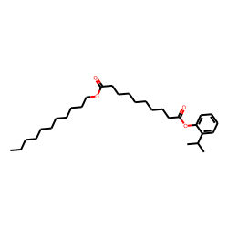 Sebacic acid, 2-isopropylphenyl undecyl ester