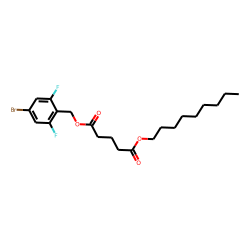 Glutaric acid, 2,6-difluoro-4-bromobenzyl nonyl ester