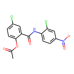 4-Chloro-2-[(2-chloro-4-nitro-phenyl)carbamoyl]phenyl acetate