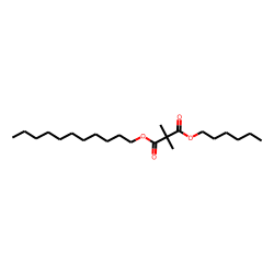 Dimethylmalonic acid, hexyl undecyl ester