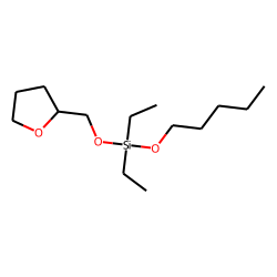 Silane, diethylpentyloxytetrahydrofurfuryloxy-