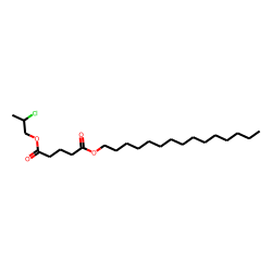 Glutaric acid, 2-chloropropyl pentadecyl ester