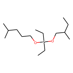 Silane, diethylisohexyloxy(2-methylbutoxy)-