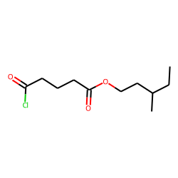 Glutaric acid, monochloride, 3-methylpentyl ester