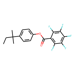 4(1,1-Dimethylpropyl)phenol, pentafluorobenzoyl ester