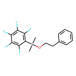 2-Phenylethanol, dimethylpentafluorophenylsilyl ether