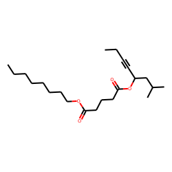 Glutaric acid, 2-methyloct-5-yn-4-yl octyl ester