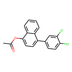Sertraline (hydroxyketone), (-H2O), enol, acetyl