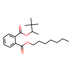 Phthalic acid, 3,3-dimethylbut-2-yl heptyl ester