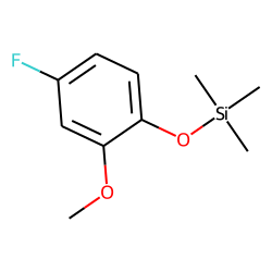 4-Fluoro-2-methoxyphenol, trimethylsilyl ether