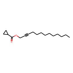Cyclopropanecarboxyllic acid, tridec-2-ynyl ester