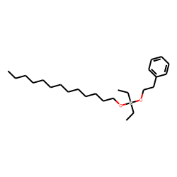 Silane, diethyl(2-phenylethoxy)tridecyloxy-