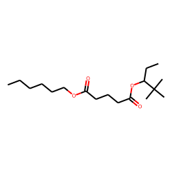Glutaric acid, 2,2-dimethylpent-3-yl hexyl ester