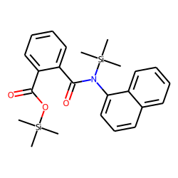 2-(1-Naphthyl-N-trimethylsilyl-carbamoyl)benzoic acid, trimethylsilyl ester