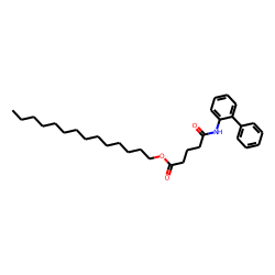 Glutaric acid, monoamide, N-(2-biphenyl)-, tetradecyl ester
