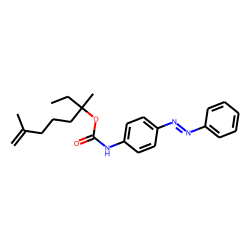 P-phenylazo carbanilic acid, 7,8-dihydrolinalool ester