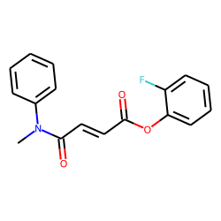 Fumaric acid, monoamide, N-methyl-N-phenyl-, 2-fluorophenyl ester