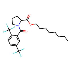 L-Proline, N-(2,5-ditrifluoromethylbenzoyl)-, octyl ester