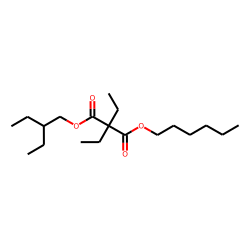 Diethylmalonic acid, 2-ethylbutyl hexyl ester
