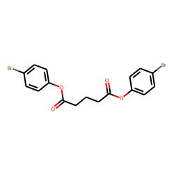 Glutaric acid, di(4-bromophenyl) ester