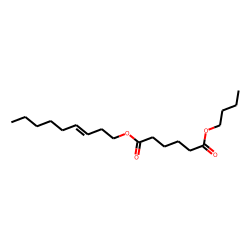 Adipic acid, butyl cis-non-3-enyl ester