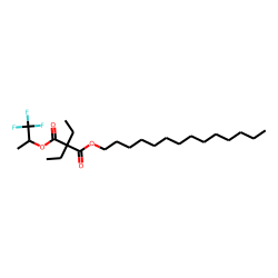 Diethylmalonic acid, tetradecyl 1,1,1-trifluoroprop-2-yl ester