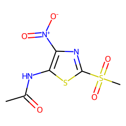 Thiazole, 5-acetamido-2-(methylsulfonyl)-4-nitro-