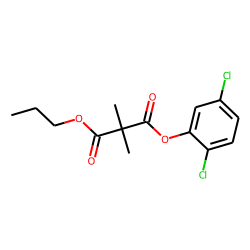 Dimethylmalonic acid, 2,5-dichlorophenyl propyl ester