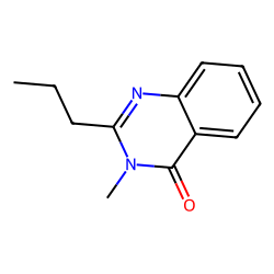 Quinazolin-4-one, 2-propyl, 3-methyl