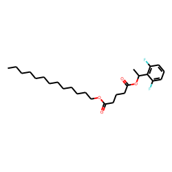 Glutaric acid, 1-(2,6-difluorophenyl)ethyl tridecyl ester