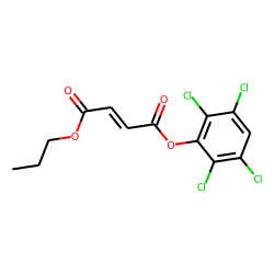 Fumaric acid, propyl 2,3,5,6-tetrachlorophenyl ester
