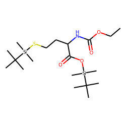 Homocysteine, ethoxycarbonylated, TBDMS
