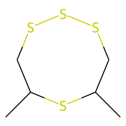 dimethyl-1,2,3,6-tetrathiacyclooctane