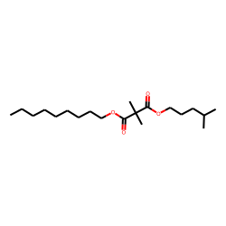 Dimethylmalonic acid, isohexyl nonyl ester
