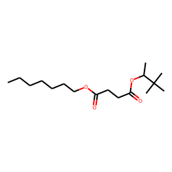 Succinic acid, 3,3-dimethylbut-2-yl heptyl ester