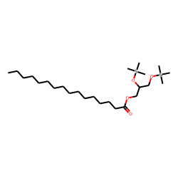 Hexadecanoic acid, 2,3-bis[(trimethylsilyl)oxy]propyl ester