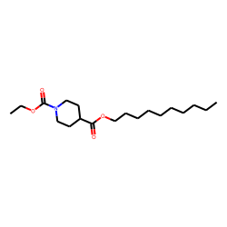 Isonipecotic acid, N-ethoxycarbonyl-, decyl ester