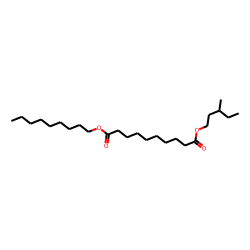 Sebacic acid, 3-methylpentyl nonyl ester