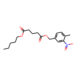 Glutaric acid, 4-methyl-3-nitrobenzyl pentyl ester